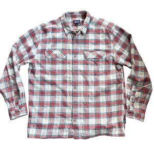 Patagonia Men's Long-Sleeved Fjord Flannel Shirt Size XL